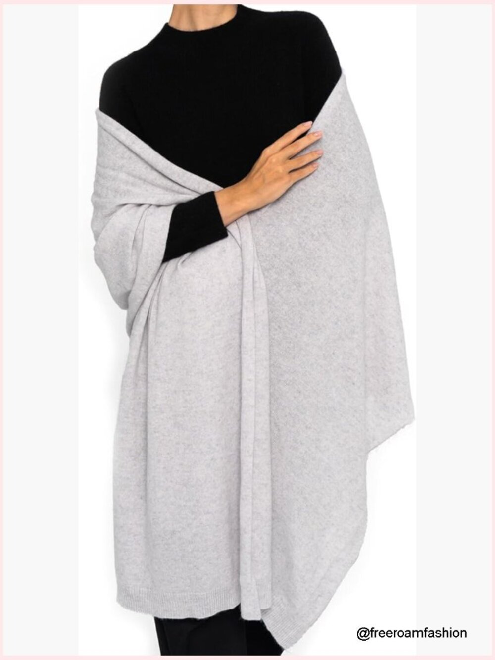Cashmere Wool Oversized Shawl Wrap Ultra Soft Pashmina Stole Gift Boxed